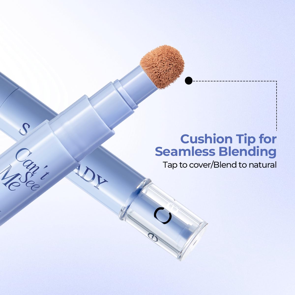 2-in-1 Full Coverage Concealer & Foundation – 24H Matte Flawless Finish